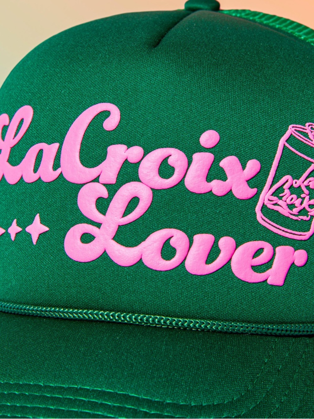 Green and Pink Trucker Hat